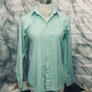 George Green Cuffed Sleeve Long Sleeve Button Down Shirt